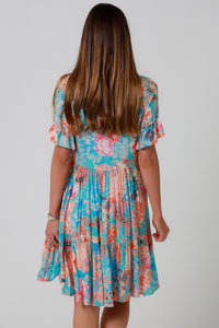 Jaylani Blue mini Dress