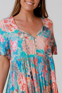 Jaylani Blue mini Dress