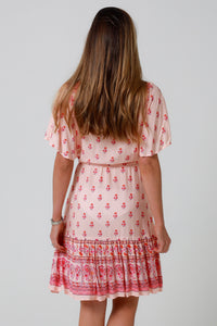 Wrenlee Pink Mini Dress