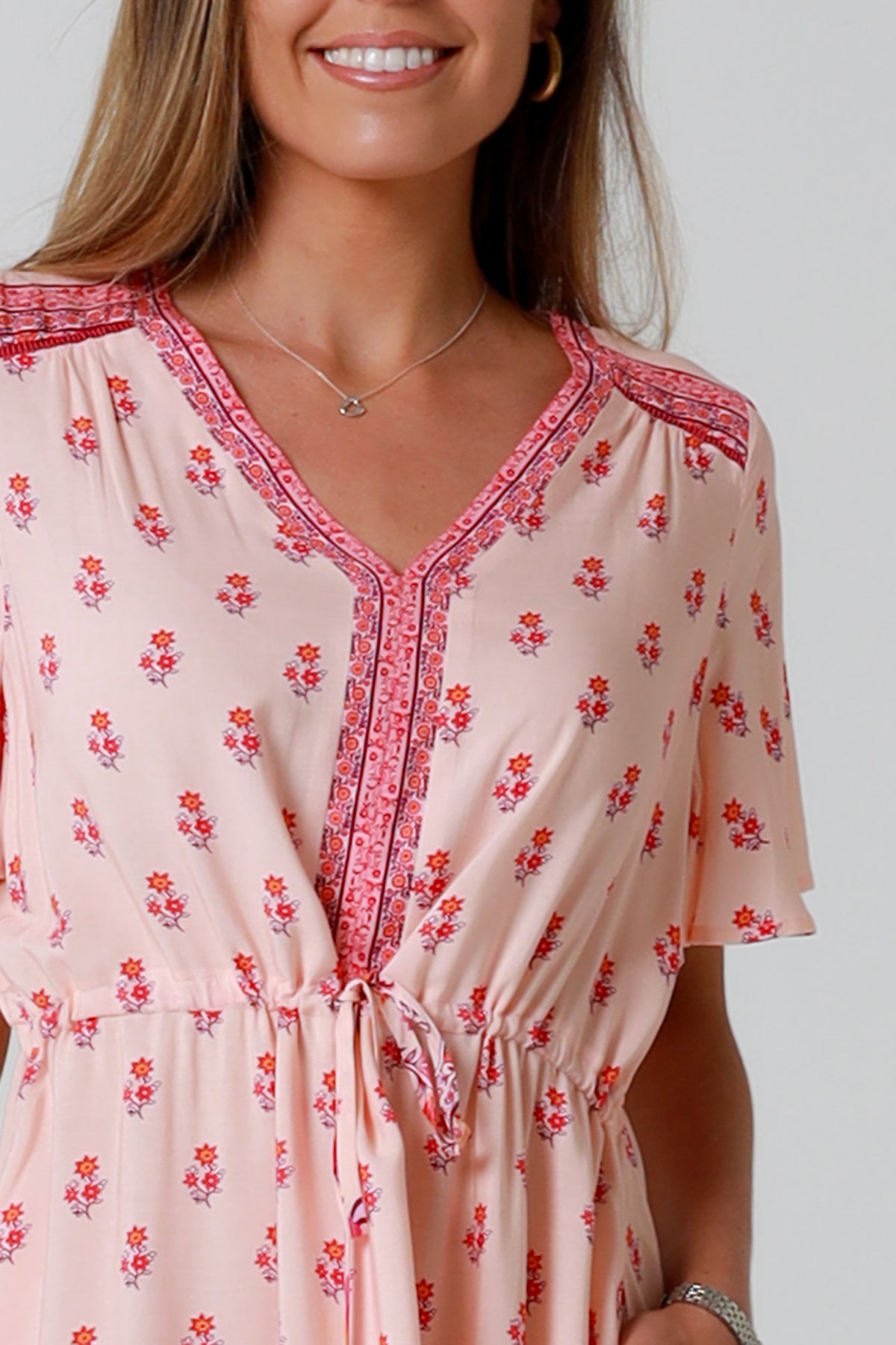 Wrenlee Pink Mini Dress