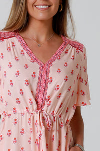 Wrenlee Pink Mini Dress