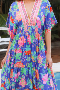 Viginia Blue Maxi Dress