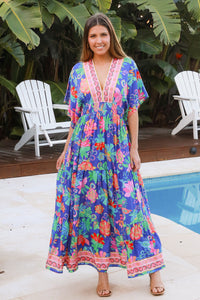 Viginia Blue Maxi Dress