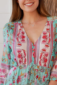 Elliana Blue Maxi Dress