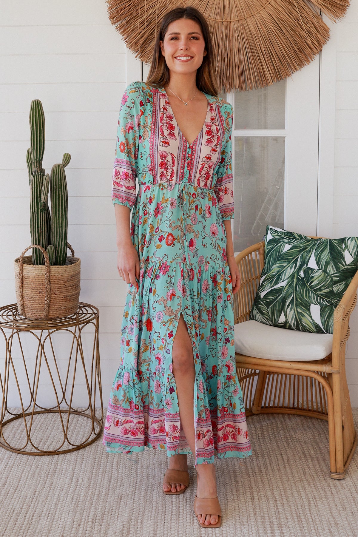 Elliana Blue Maxi Dress