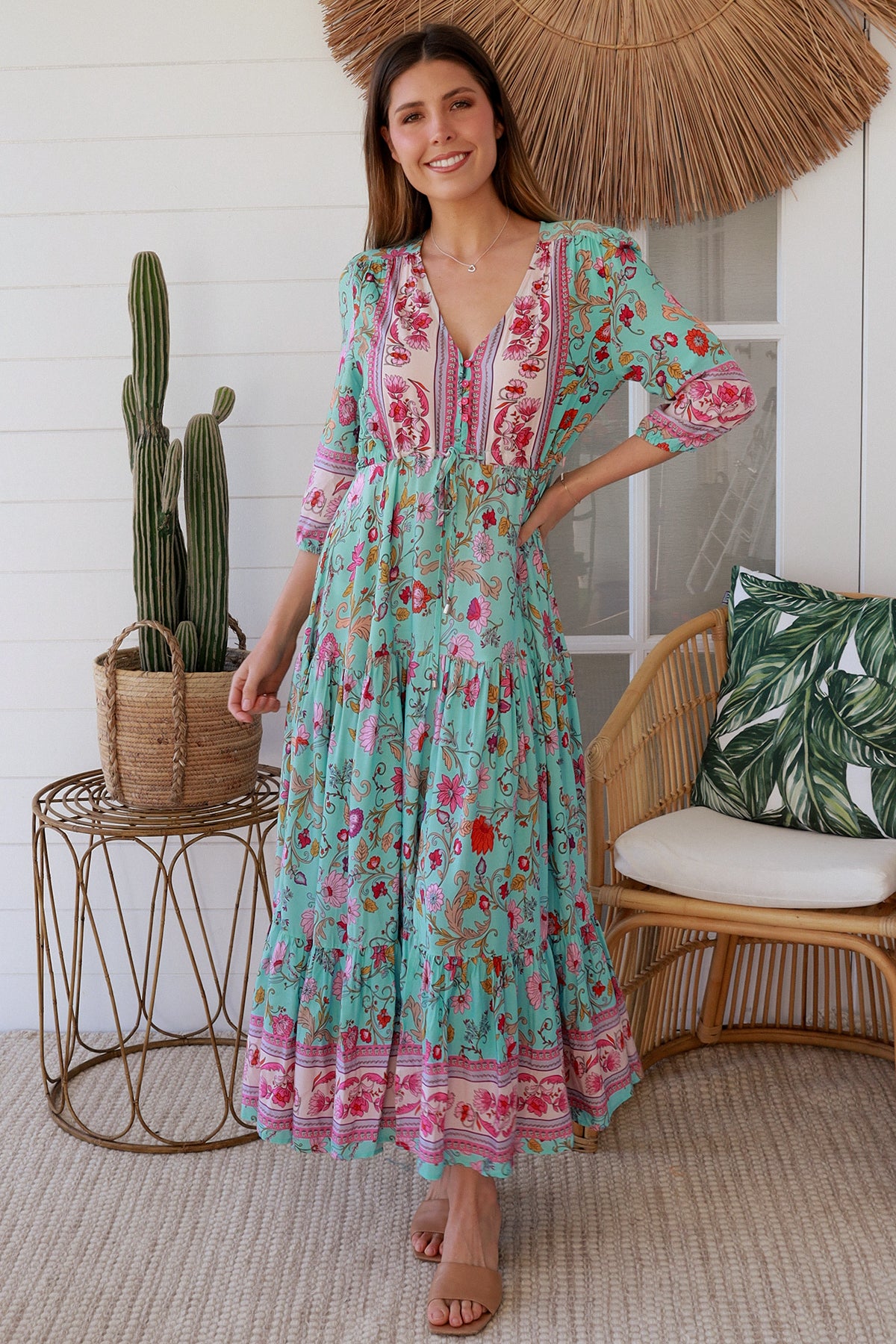 Elliana Blue Maxi Dress