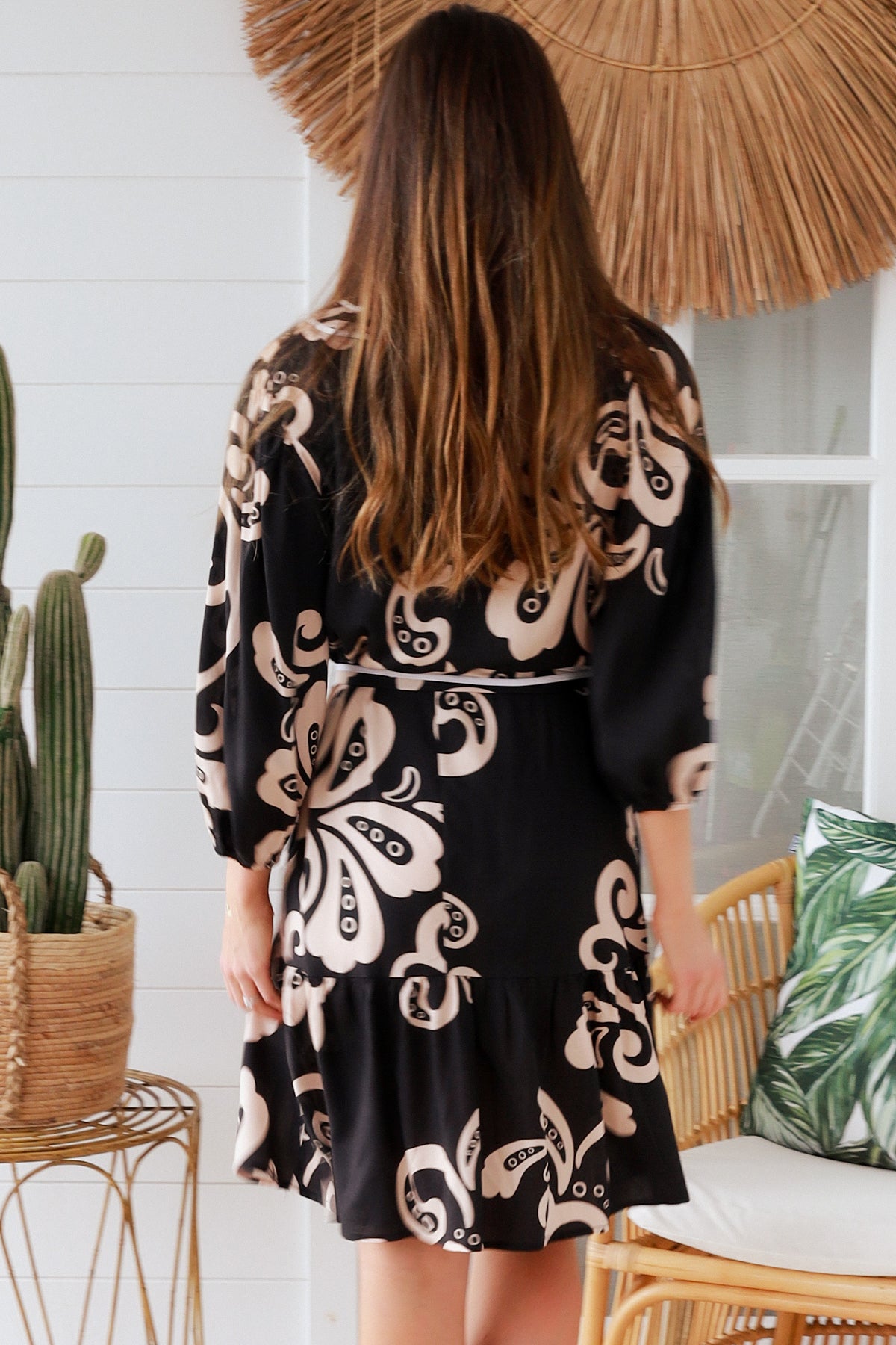 Talia Black Mini Dress