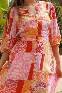 Ruby 1/2 Sleeves Maxi Dress