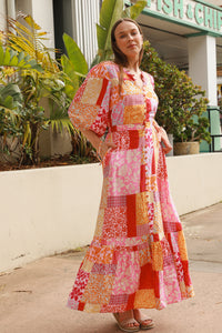 Ruby 1/2 Sleeves Maxi Dress