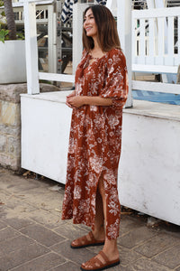 Tess V-Neck Maxi Dress