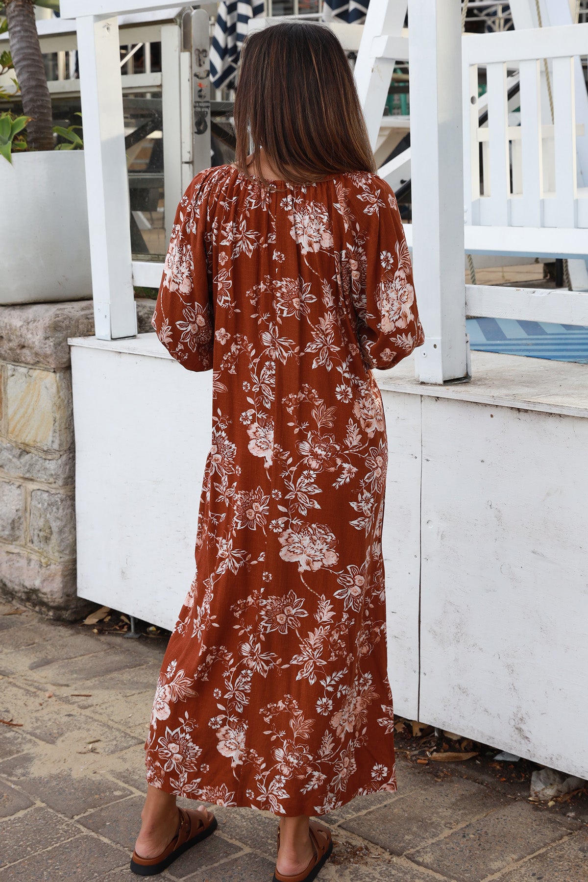 Tess V-Neck Maxi Dress