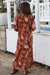 Tess V-Neck Maxi Dress