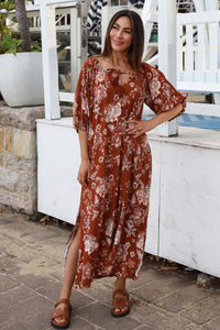 Tess V-Neck Maxi Dress