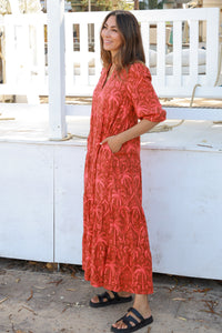Zoey Long Sleeves Maxi Dress