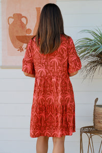 Zoey 1/2 Sleeves Mini Dress