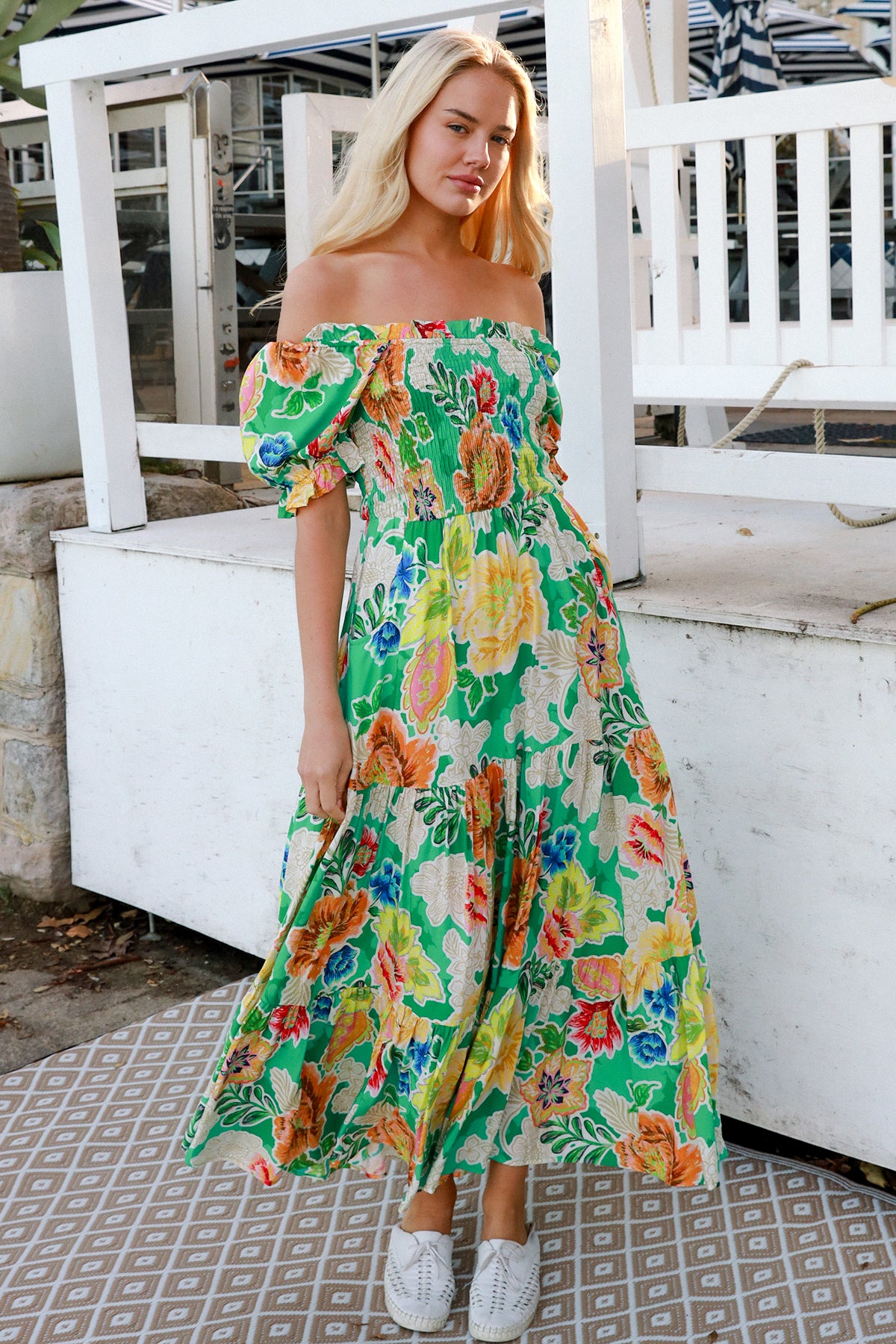 Violet Maxi Dress Kianna Green