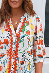 Chiara 3/4 Sleeves Mini Dress