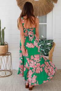 Betty Green Maxi Dress