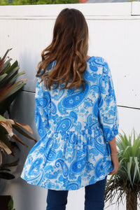 Ophelia Blue Top