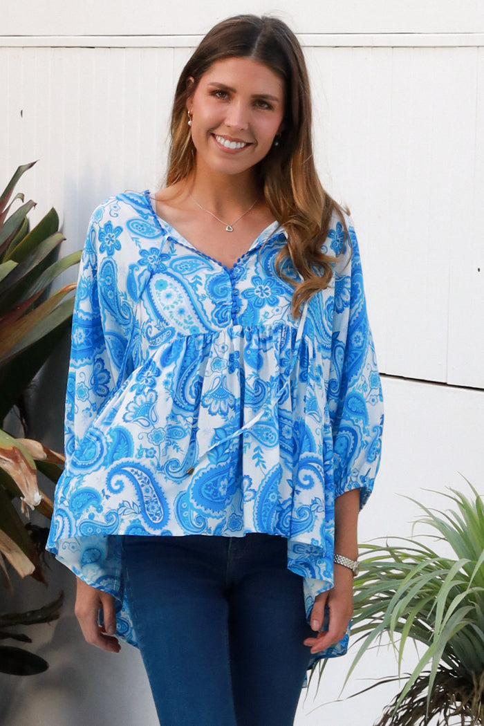 Ophelia Blue Top