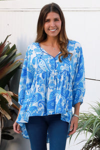 Ophelia Blue Top