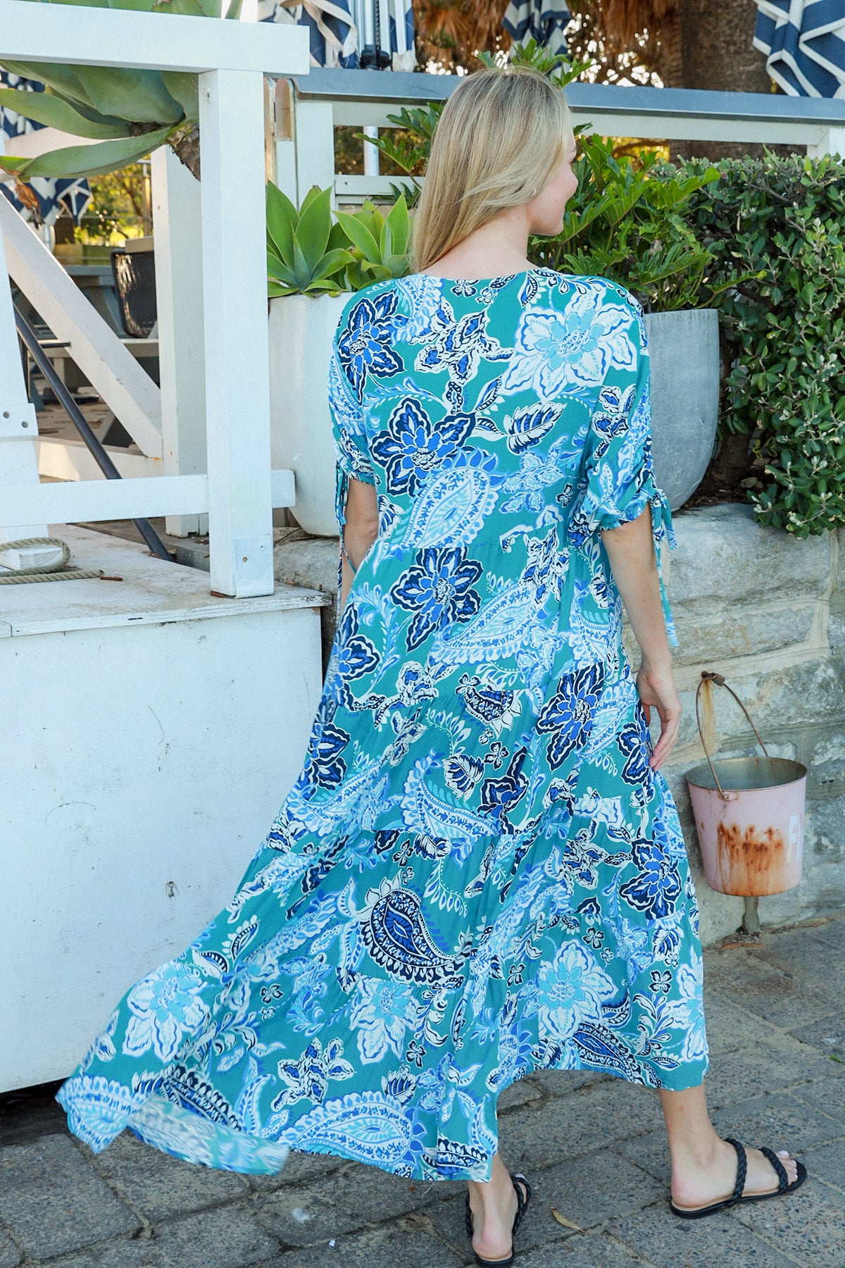 Carla V-Neck Maxi Dress