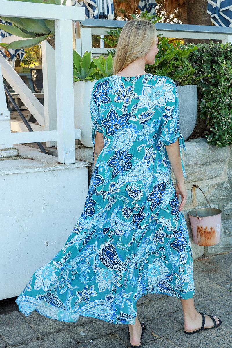 Carla V-Neck Maxi Dress