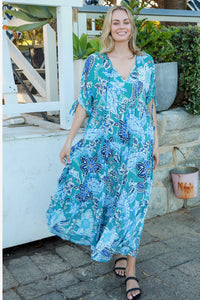 Carla V-Neck Maxi Dress