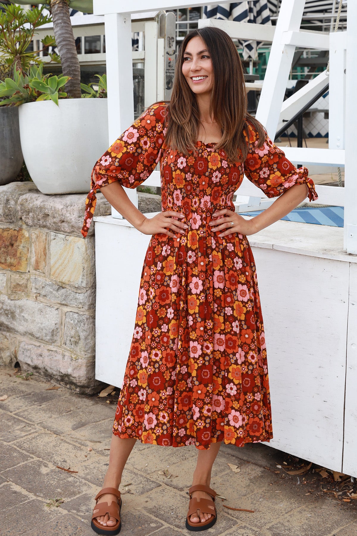 Maggie Midi Dress-Millie