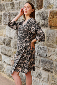 Mya Wrap Mini Dress