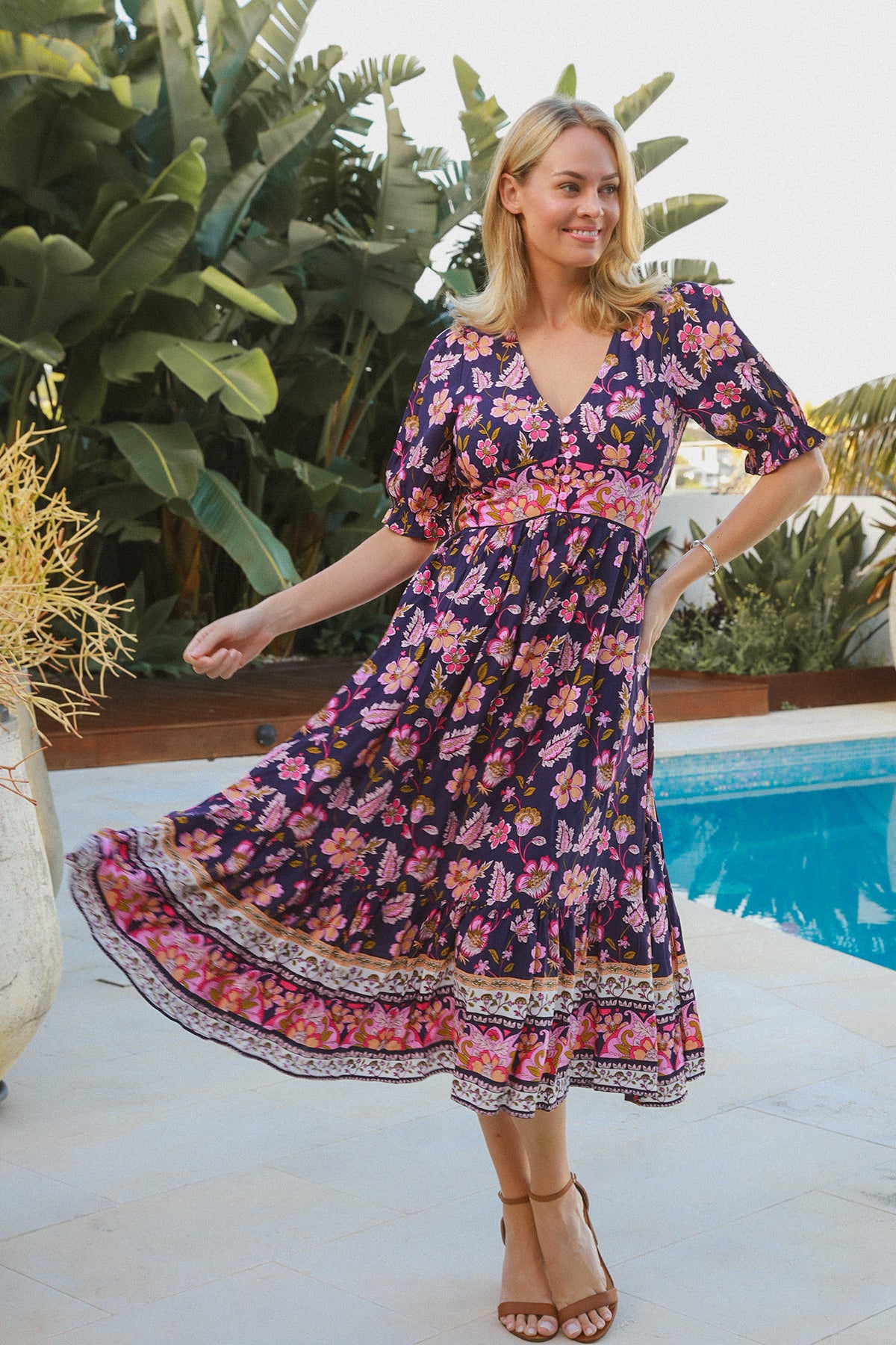 Journi Midi Dress Joelle