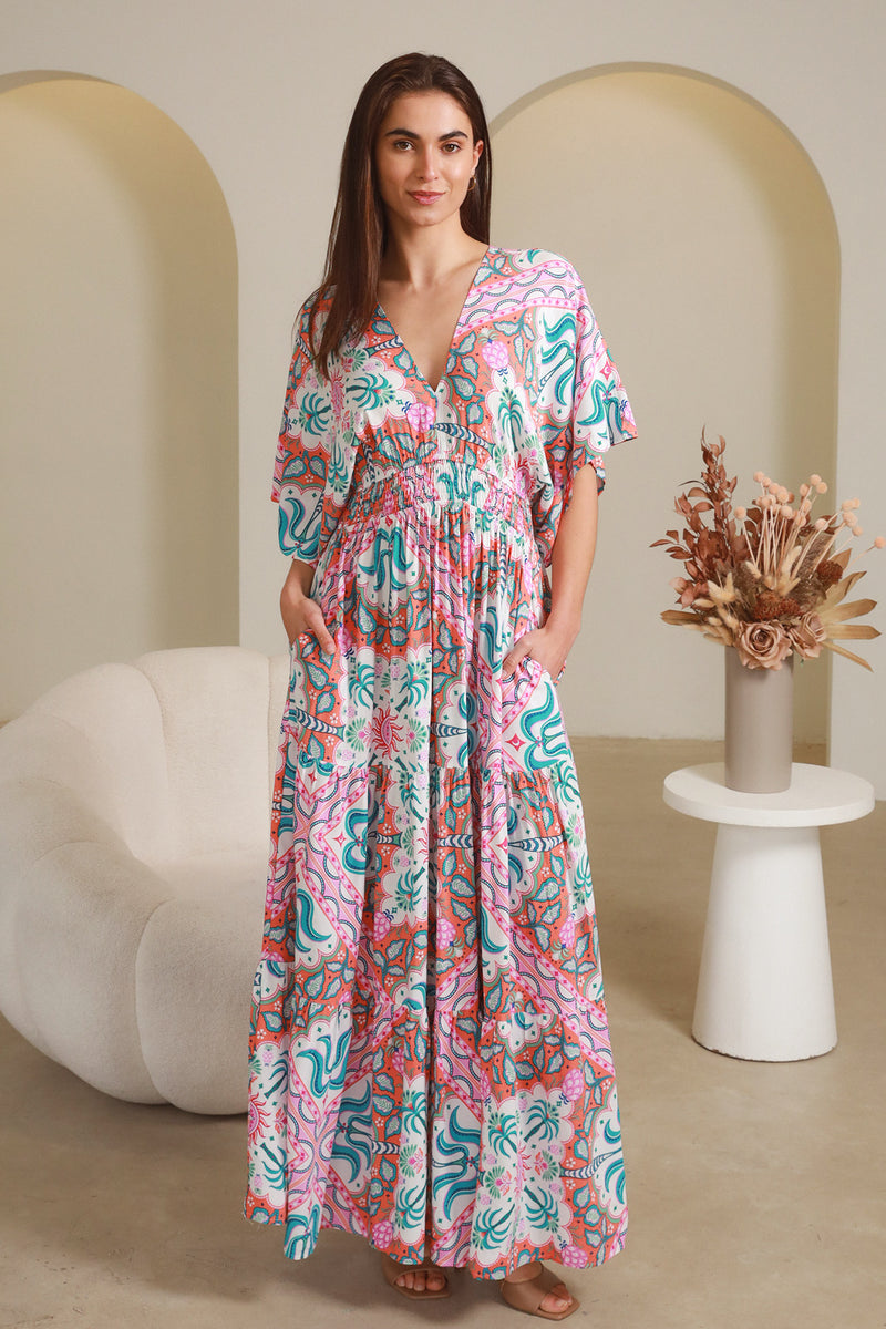 Luca Pink Maxi Dress